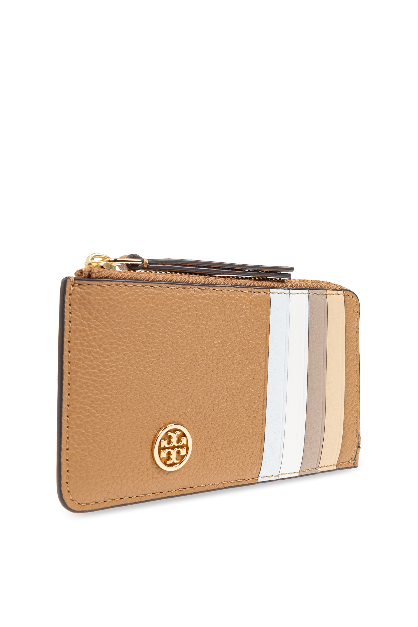 Tory Burch ☆ ROBINSON CARD CASE [正規品/関税込] Robinson Pebbled Top-Zip Card Case: Women's Wallets & Card